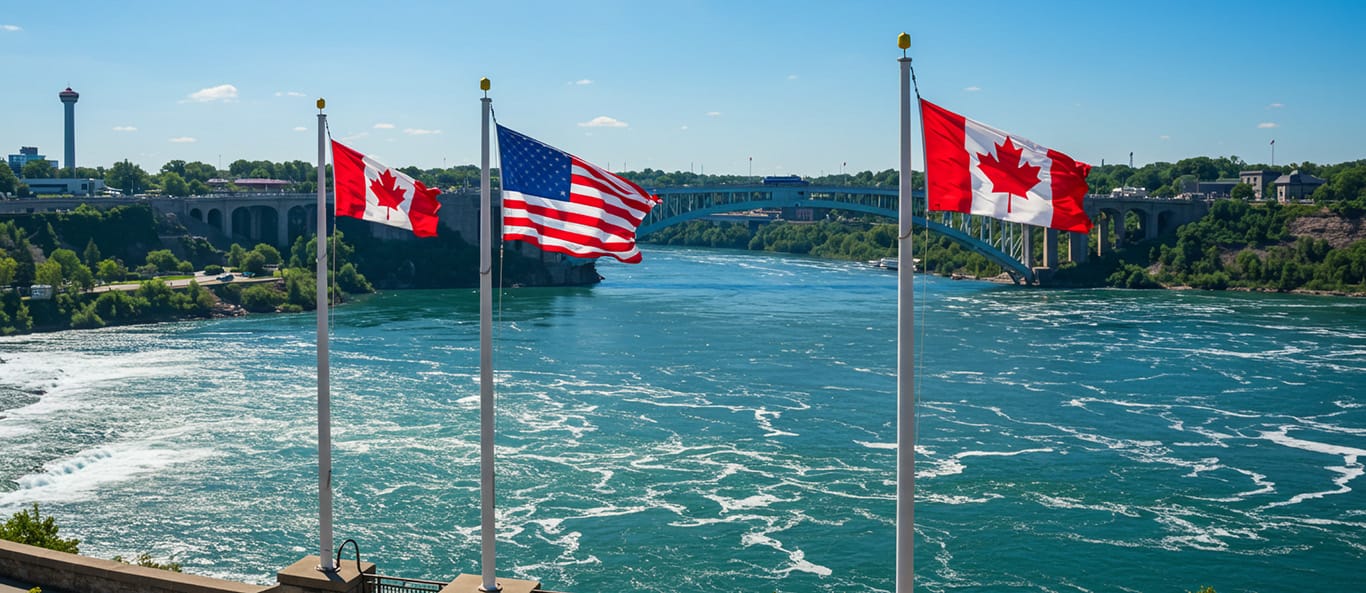 rainbow.bridge.with.us.Canadian.flags.1366